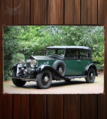 Металлическая табличка Rolls-Royce 20 25 All Weather Saloon by Salmons & Sons